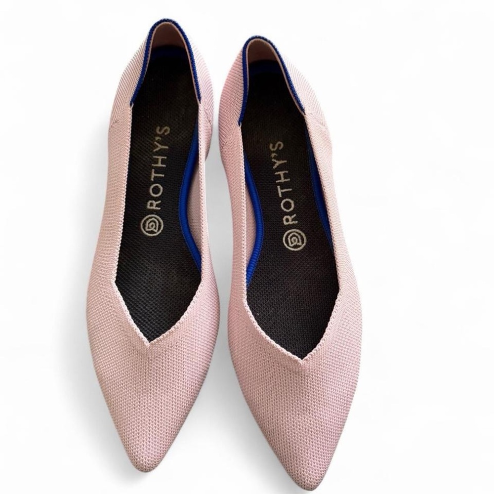 Rothy's Women's Pointed Knit Flat - Pink